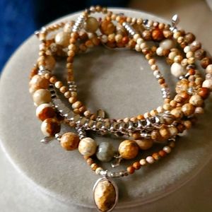 Jane Hemingway gorgeous 5 piece bracelets